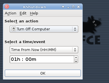 KShutdown 3.0 Beta (Xfce)
